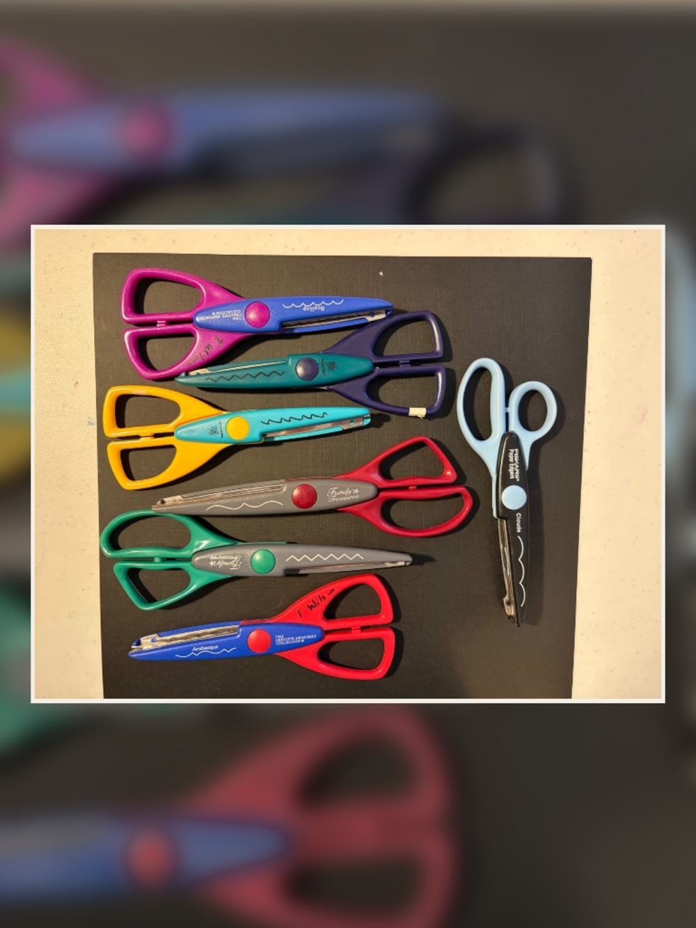 Decorative Edge Craft Scissors Lot of 7 Scrapbooking Paper Crafts